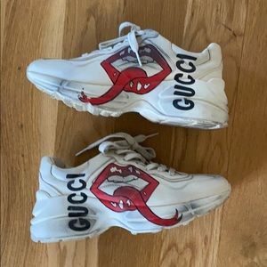 Gucci Rhyton Sneakers Mouth Print